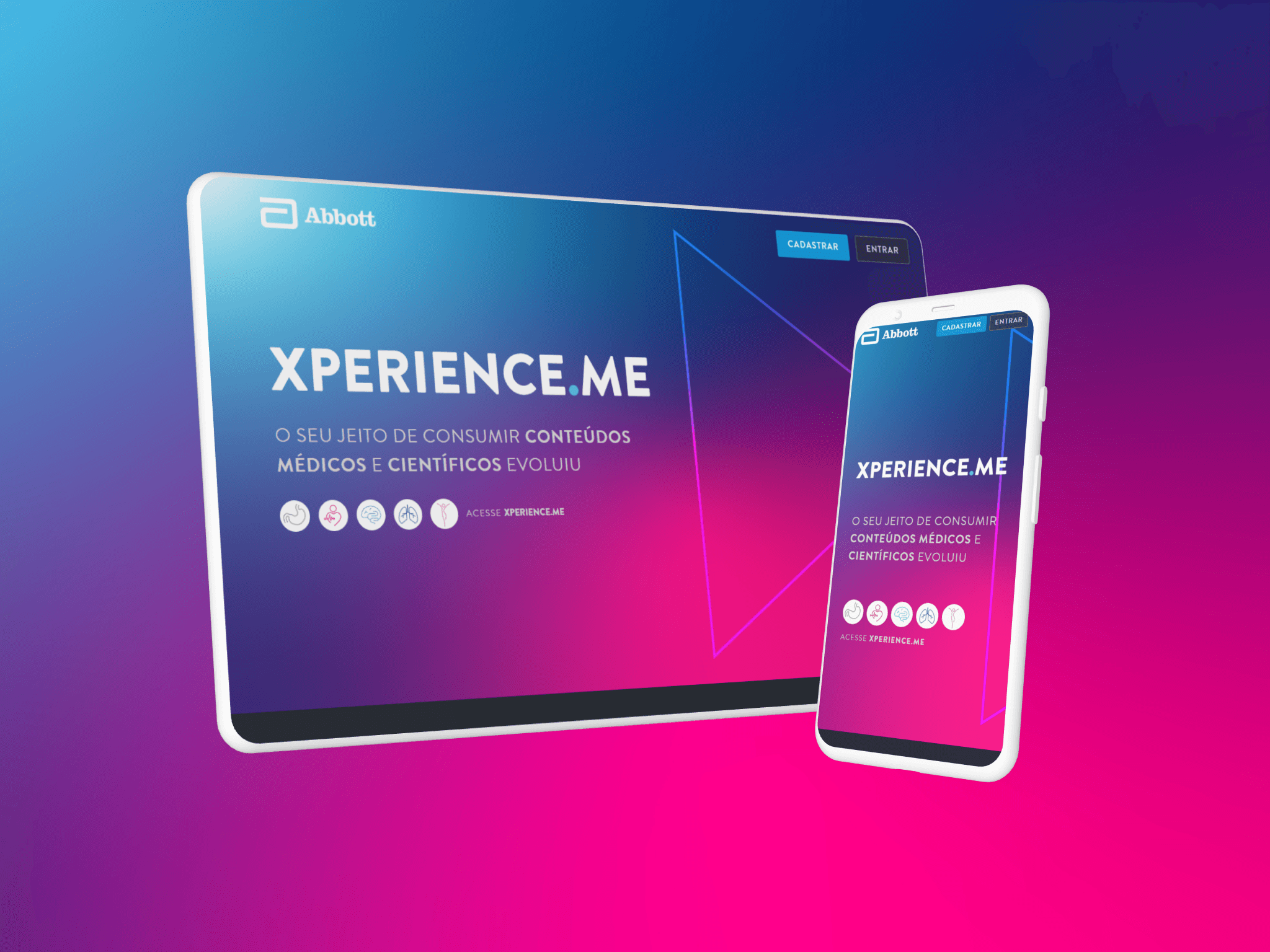 Xperience.me — mockup
